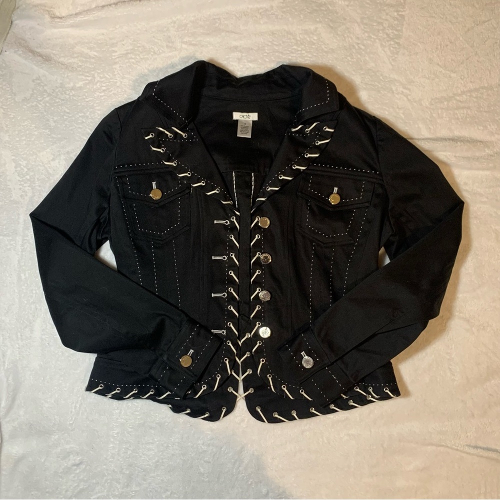 Cache Jacket Black Western Medium - image 1